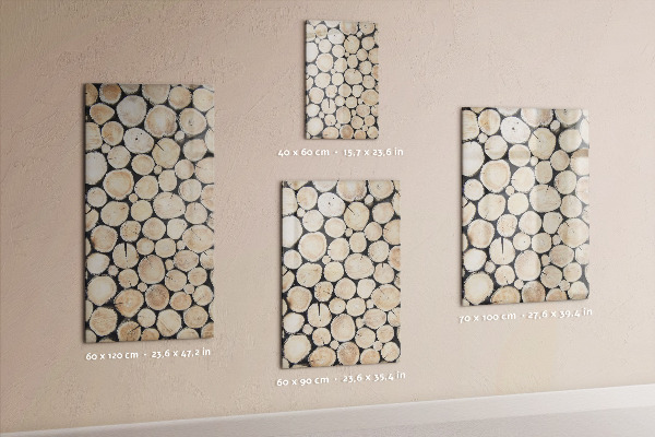 Pizarra magnética de pared Un árbol talado