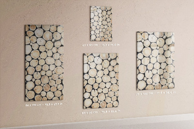 Pizarra magnética de pared Un árbol talado