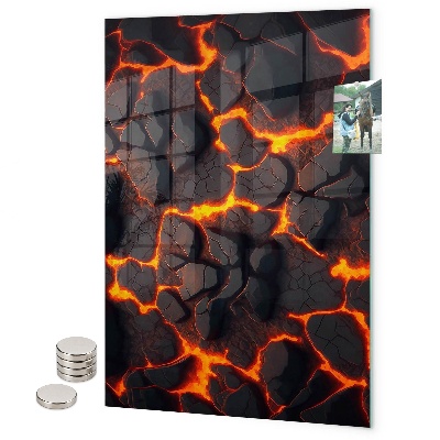 Pizarra magnética de pared Puntos brillantes y abstractos
