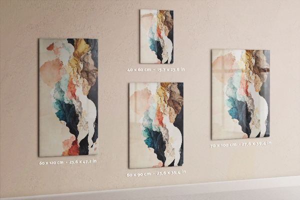 Pizarra magnética de pared Puntos brillantes y abstractos