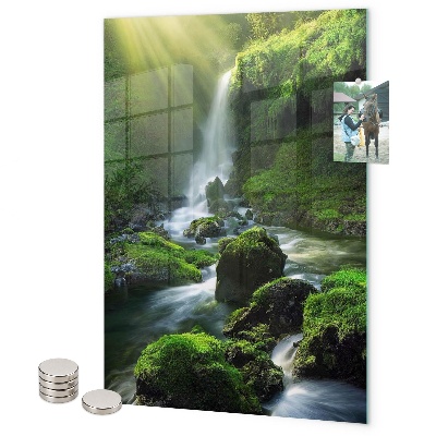 Pizarra magnética de pared Cascada de piedra