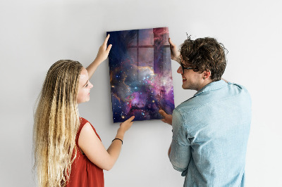 Pizarra magnética de pared Galaxia espacial