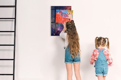 Pizarra magnética de pared Galaxia espacial