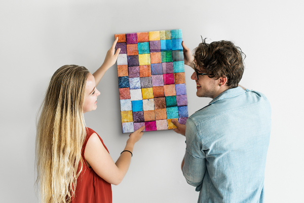 Pizarra magnética de pared Tablero de ajedrez colorido