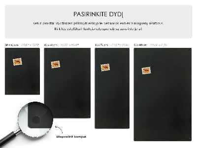 Pizarra magnética de pared de las vacaciones