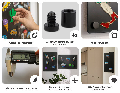 Pizarra magnética de pared de las vacaciones