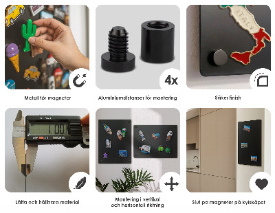 Pizarra magnética de pared de las vacaciones