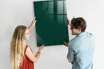 Pizarra borrable de cristal con imanes Tablero elegante para fotos y notas.