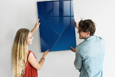 Pizarra magnética de pared con rotulador Tablero moderno para fotos y notas.