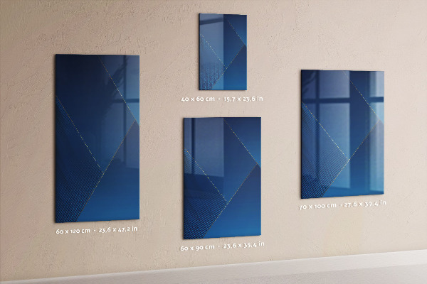 Pizarra magnética de pared con rotulador Tablero moderno para fotos y notas.