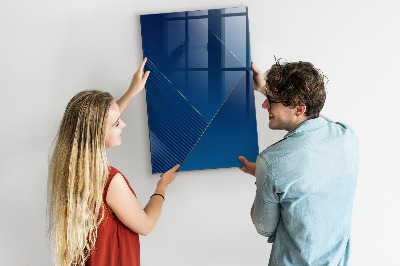Pizarra magnética de pared con rotulador Tablero moderno para fotos y notas.
