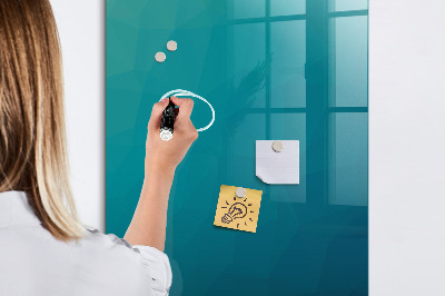 Pizarra magnética de pared con rotulador Tablero modular para notas y fotos