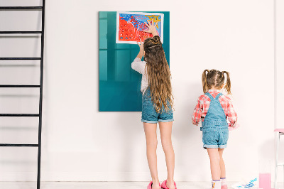 Pizarra magnética de pared con rotulador Tablero modular para notas y fotos