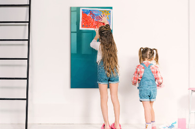 Pizarra magnética de pared con rotulador Tablero modular para notas y fotos
