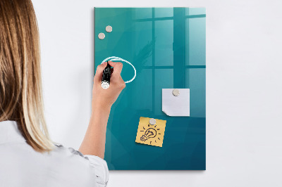 Pizarra magnética de pared con rotulador Tablero modular para notas y fotos