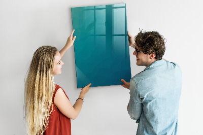 Pizarra magnética de pared con rotulador Tablero modular para notas y fotos