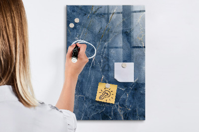 Pizarra magnética de pared con rotulador Tablero moderno para notas y fotos