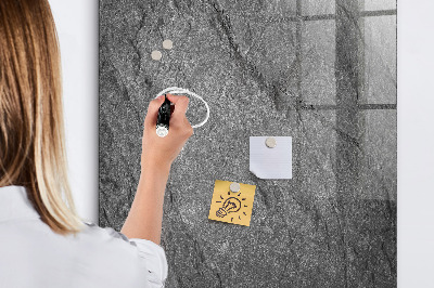 Pizarra borrable de cristal con imanes Tablero moderno para notas y fotos