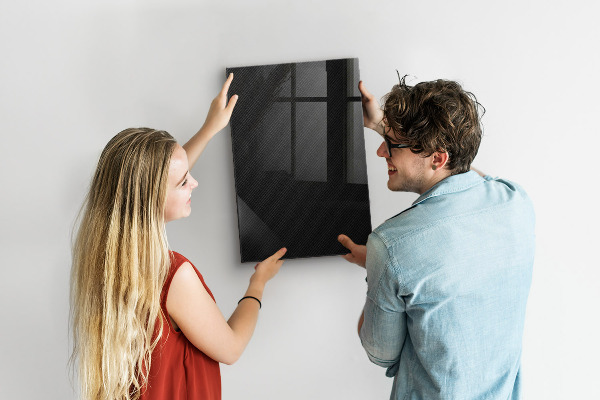Pizarra magnética de pared con rotulador Tablero elegante para fotos y notas.