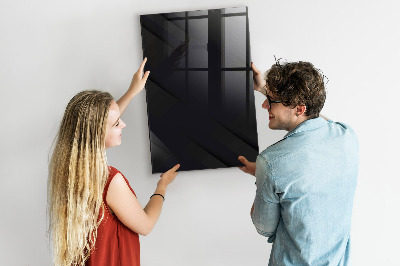 Pizarra borrable de cristal con imanes Tablero moderno para notas y fotos