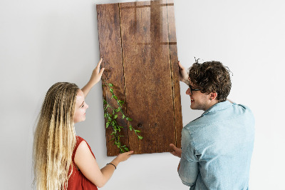 Pizarra magnética de pared con rotulador Tablero elegante para fotos y notas.