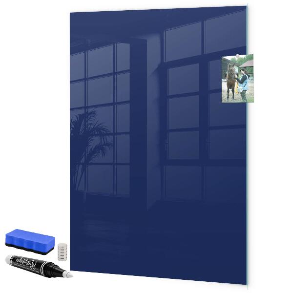 Pizarra magnética de pared con rotulador Tablero magnético para fotos y notas.