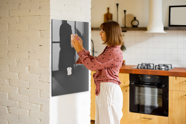 Pizarra magnética de pared con rotulador Tablero magnético para notas y fotos