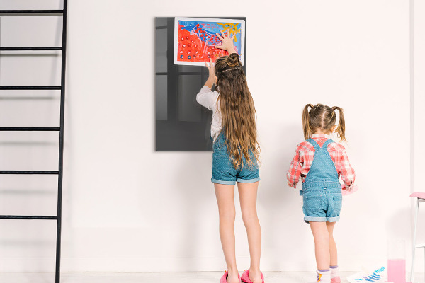Pizarra magnética de pared con rotulador Tablero magnético para notas y fotos