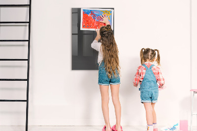 Pizarra magnética de pared con rotulador Tablero magnético para notas y fotos