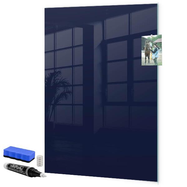Pizarra magnética de pared con rotulador Tablero moderno para notas y fotos