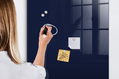 Pizarra magnética de pared con rotulador Tablero moderno para notas y fotos