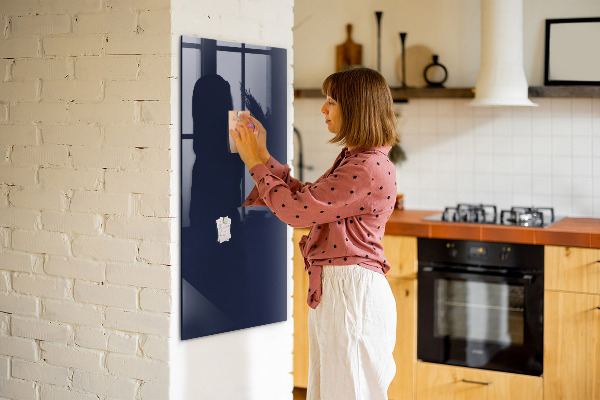 Pizarra magnética de pared con rotulador Tablero moderno para notas y fotos