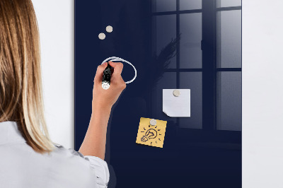 Pizarra magnética de pared con rotulador Tablero moderno para notas y fotos