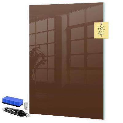 Pizarra borrable de cristal con imanes Un elegante tablero para notas y fotos.