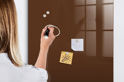 Pizarra borrable de cristal con imanes Un elegante tablero para notas y fotos.