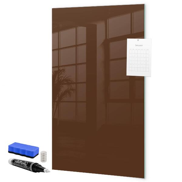 Pizarra borrable de cristal con imanes Un elegante tablero para notas y fotos.