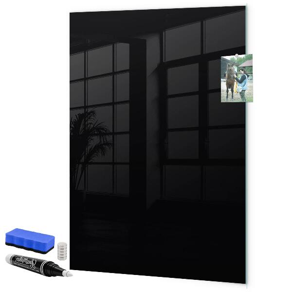 Pizarra magnética de pared con rotulador Tablero magnético para notas y fotos