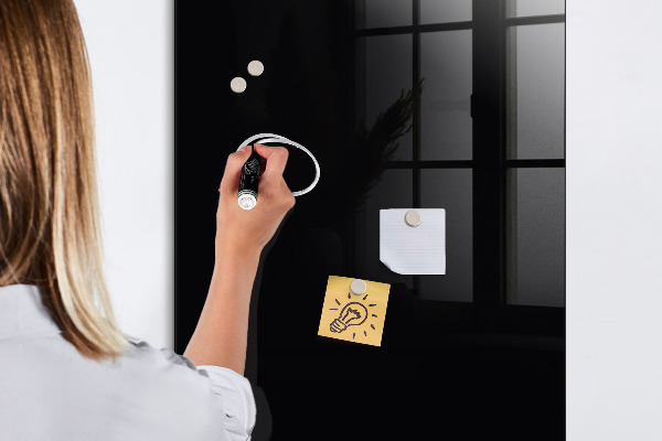 Pizarra magnética de pared con rotulador Tablero magnético para notas y fotos