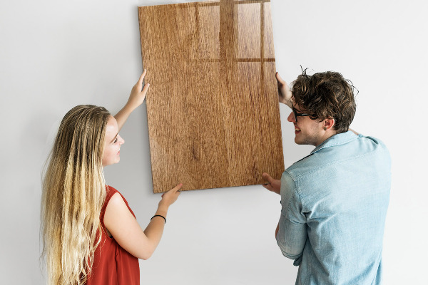 Pizarra magnética de pared con rotulador Tablero magnético para fotos y notas.