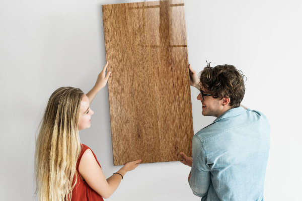 Pizarra magnética de pared con rotulador Tablero magnético para fotos y notas.