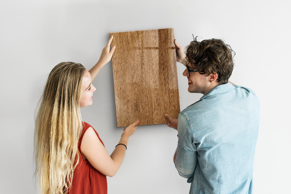 Pizarra magnética de pared con rotulador Tablero magnético para fotos y notas.