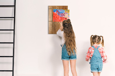 Pizarra magnética de pared con rotulador Tablero magnético para fotos y notas.