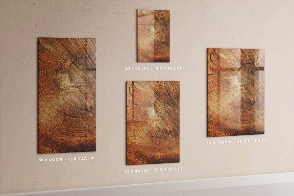 Pizarra magnética de pared con rotulador Tablero de notas con motivos de madera