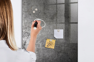 Pizarra magnética de pared con rotulador Tablero moderno para fotos y notas.