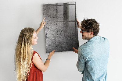 Pizarra magnética de pared con rotulador Tablero moderno para fotos y notas.