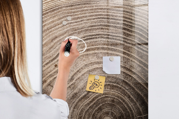 Pizarra magnética de pared con rotulador Tablero magnético para fotos y notas.