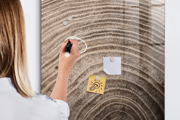 Pizarra magnética de pared con rotulador Tablero magnético para fotos y notas.