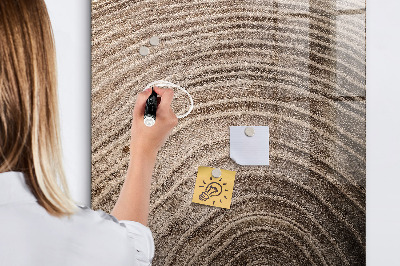 Pizarra magnética de pared con rotulador Tablero magnético para fotos y notas.