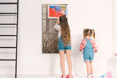 Pizarra magnética de pared con rotulador Tablero magnético para fotos y notas.