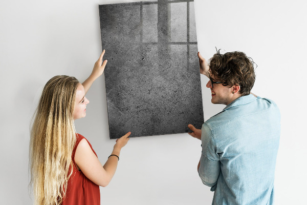Pizarra magnética de pared con rotulador Tablero magnético para fotos y notas.